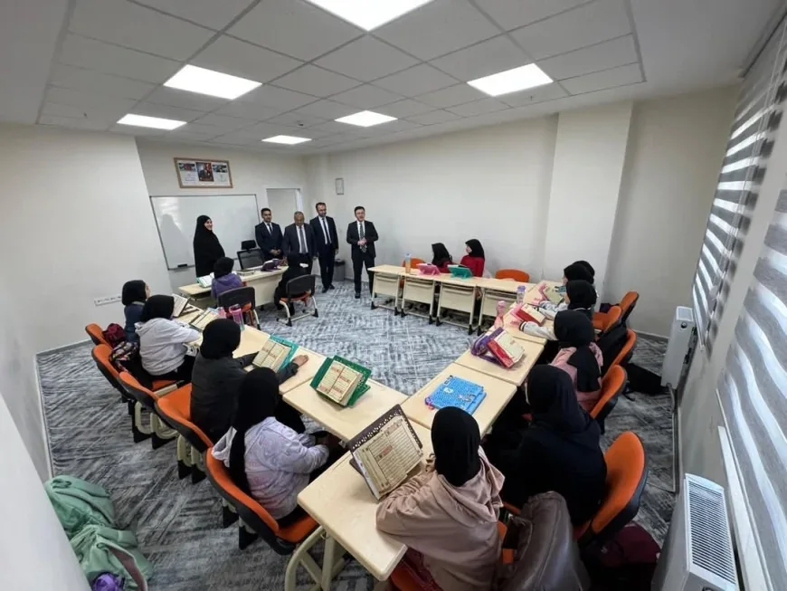 Kredi ve Yurtlar Genel Müdür Yardımcısından Hafız Adaylarına Ziyaret