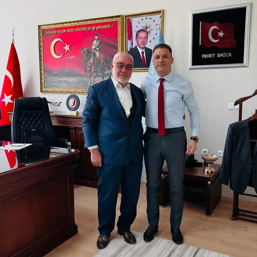 Iğdır Şehit Bülent Aydın Havalimanı Müdürü Fikret Bağca, Kıymetli Büyüğümüz Hacı Sabrali Yıldırım’ın Ziyaretinden Duyduğu Memnuniyeti Dile Getirdi