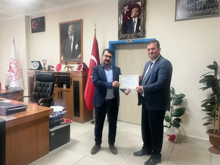 Başarı Belgesi Takdimi ve Teşekkürler
