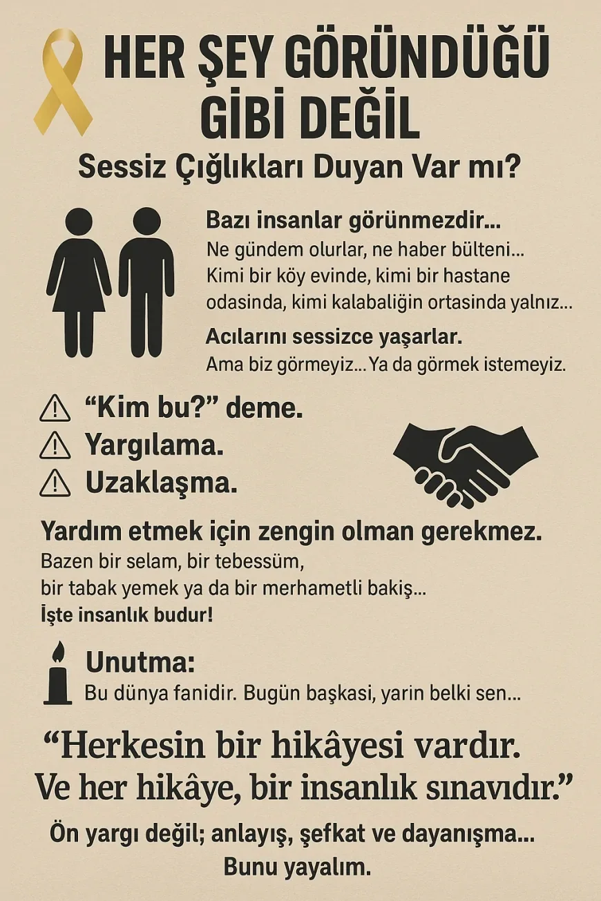 “ Her Şey Göründüğü Gibi Değil: Sessiz Çığlıkları HerDuyan Var mı?”