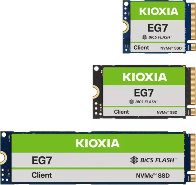 Kioxia'dan Bütçe Dostu Yeni Nesil Depolama Çözümü: TLC Performansına Sahip Kioxia EG7 QLC SSD Serisi