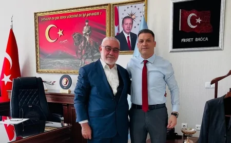 Iğdır Şehit Bülent Aydın Havalimanı Müdürü Fikret Bağca, Kıymetli Büyüğümüz Hacı Sabrali Yıldırım’ın Ziyaretinden Duyduğu Memnuniyeti Dile Getirdi