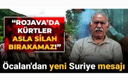 Öcalan’dan Suriye Mesajı: “Rojava’da Kürtler Asla Silah Bırakamaz!”