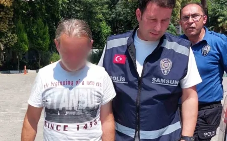 Samsun'da Otomobil Yakma Şüphelisi "Cinler Yaptırdı" Deyince Hastaneye Sevk Edildi