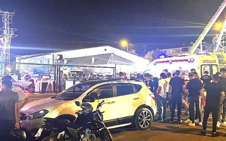Iğdır'da Lunaparkta Kavga Çıktı: 4 Kişi Yaralandı, Polis Müdahale Etti
