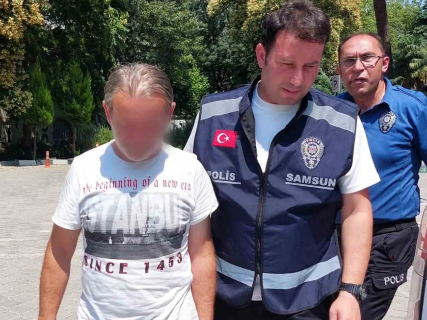 Samsun'da Otomobil Yakma Şüphelisi "Cinler Yaptırdı" Deyince Hastaneye Sevk Edildi