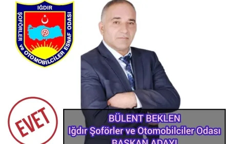 BÜLENT BEKLEN: "ŞOFÖRLER ODASI BAŞKANLIĞINA HİZMETKAR OLMAK İÇİN ADAYIM"