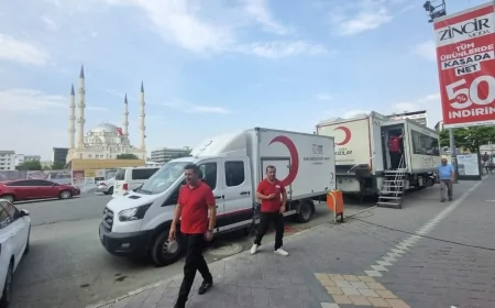 Kızılay Kan Toplama TIR'ı Iğdır'da Kan Bağışı Kabulüne Başladı