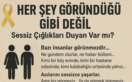 “ Her Şey Göründüğü Gibi Değil: Sessiz Çığlıkları HerDuyan Var mı?”
