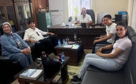 AK Parti Teşkilatından Önceki Dönem Merkez İlçe Başkanı Güven Demirel'e Ziyaret