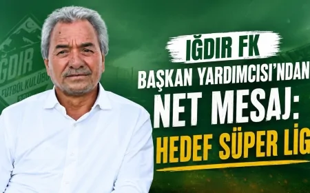 Iğdır FK Başkan Yardımcısı'ndan Net Mesaj: Hedef Süper Lig